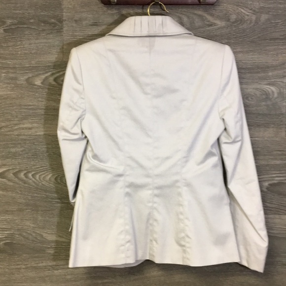 Magaschoni Tailored Gray Career Blazer Jacket Sz 4 - Picture 5 of 8